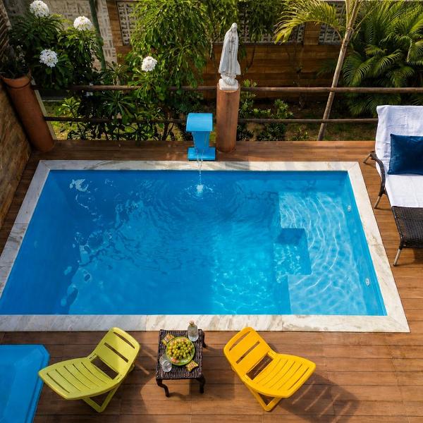 Chalé Beira-Mar com Piscina Privativa e Varanda em Barra do Jacuípe
