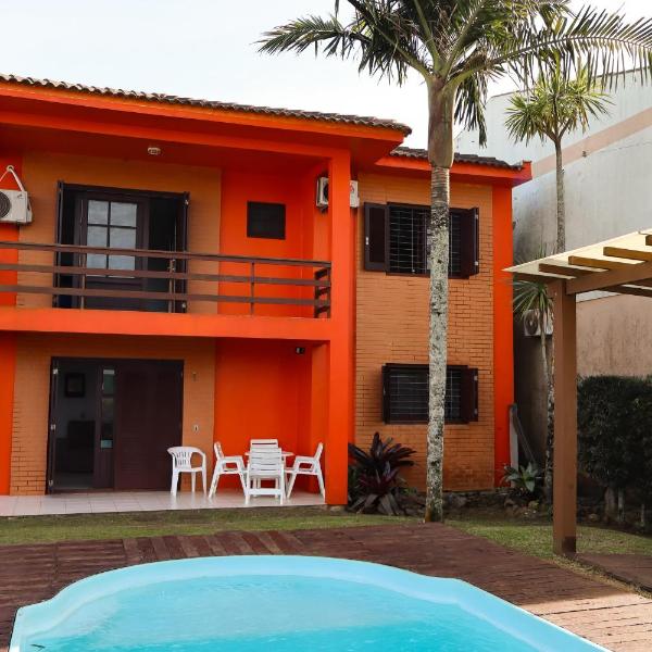 Casa com conforto e piscina em torres
