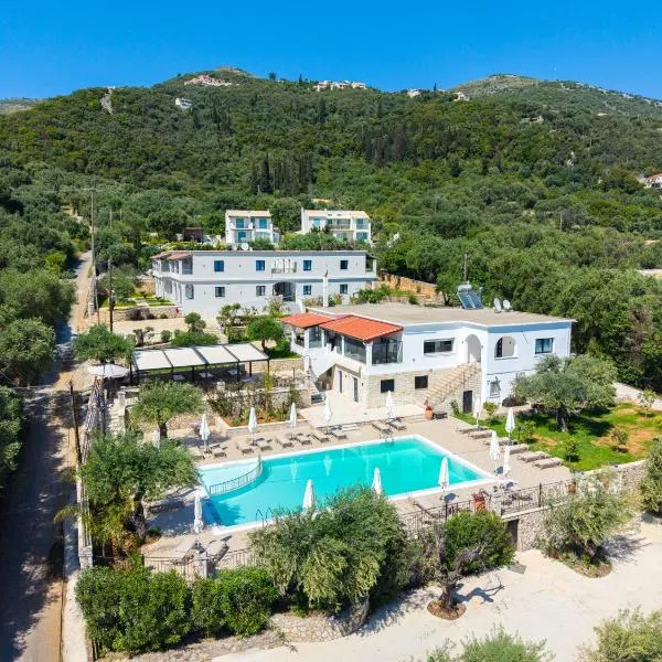 Crystal Blue Hotel, Barbati, Corfu, hotel Barbátiban