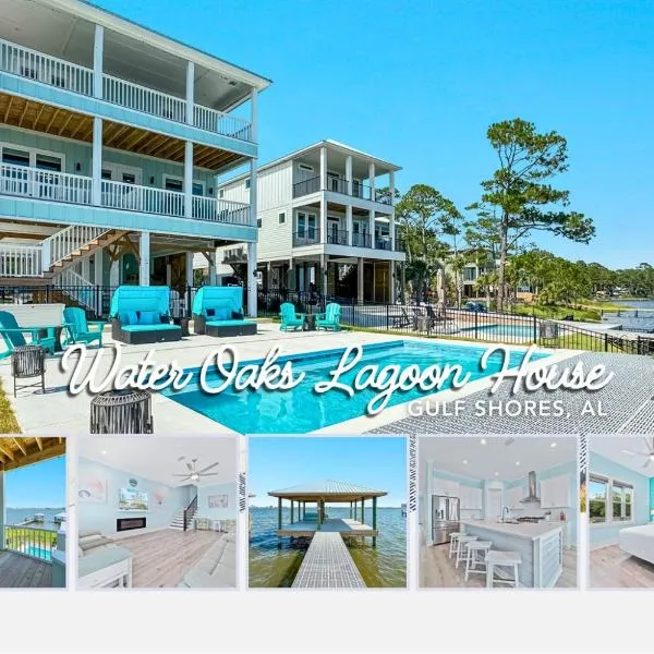 Heated Pool Dock Modern Lagoon Waterfront Home, khách sạn ở Gulf Shores