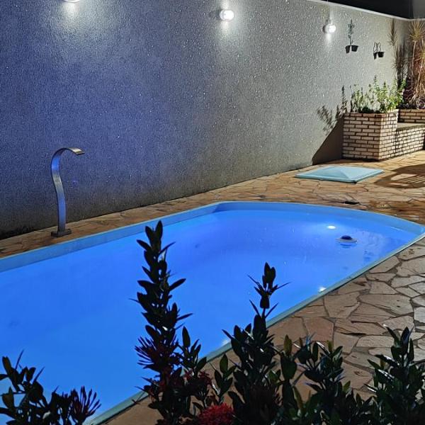 Recanto Mineiro K&R 2, Piscina aquecida por aquecimento solar, próxima ao Thermas dos Laranjais