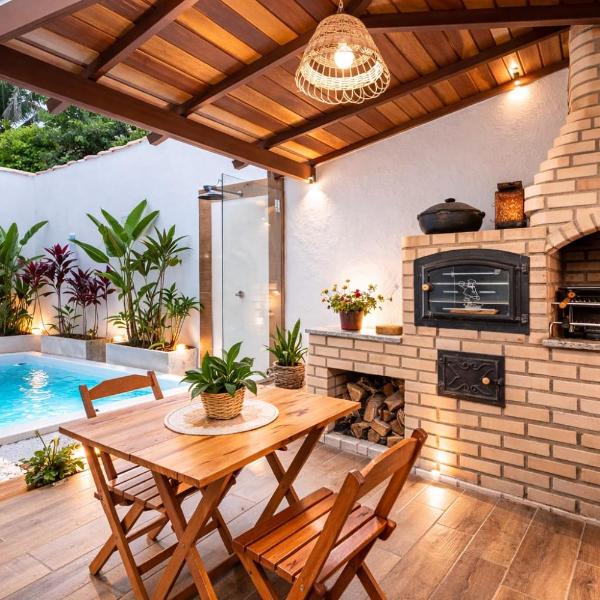 Casa de praia com Piscina e churrasqueira