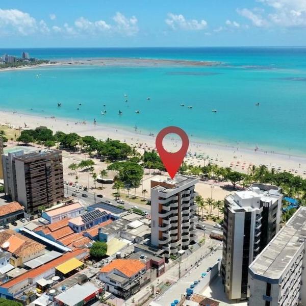 SEA TOWER 204 -Duplex Beira-Mar/quarto climatizado