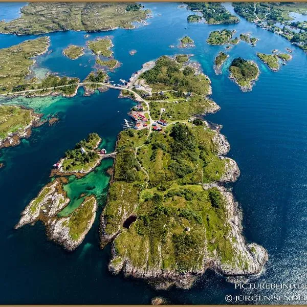 Lysø naturcamping og rorbuer，位于Averoy的酒店