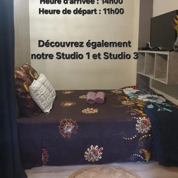 Le Bivouac du Maïdo studio 2, hotel in Le Guillaume