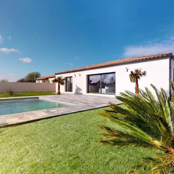 Villa Nana - Pool & tranquility - 10 min from Carcassonne, готель у місті Villegailhenc