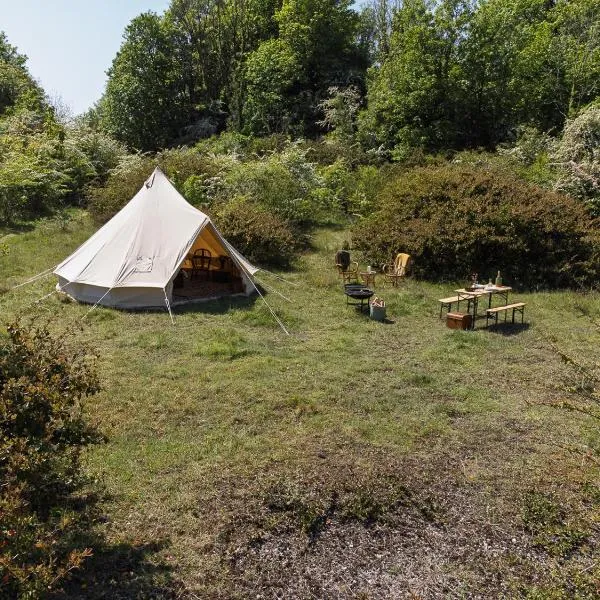Stones and Stars Boutique Glamping in Radford Quarry Lhyner, hotel di Plymouth