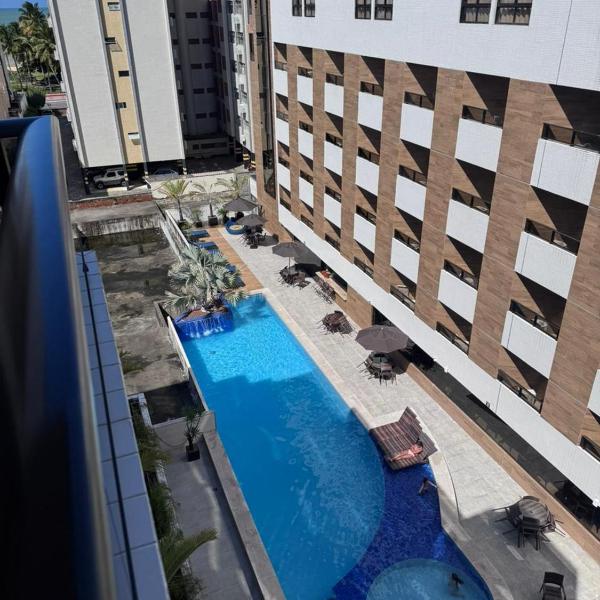 gold flat cabo branco unidade vista piscina