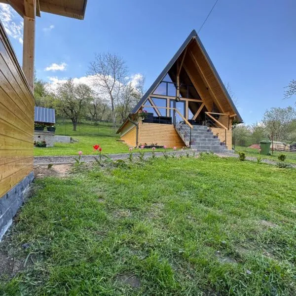 Cabana Bucegi View A-Frame Bran、プレデルツのホテル