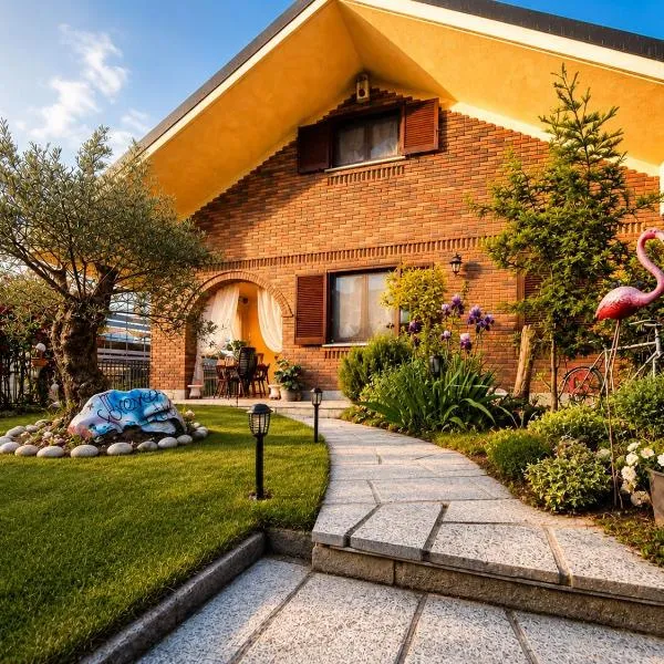 Villa Cupido Rifugio romantico con Spa privata e terrazza vicino Torino, hotel v destinácii Pianezza