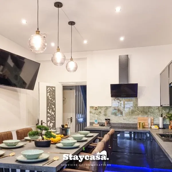 मॅनचेस्टर में, होटल Spacious 5BR Home in Leafy Withington
