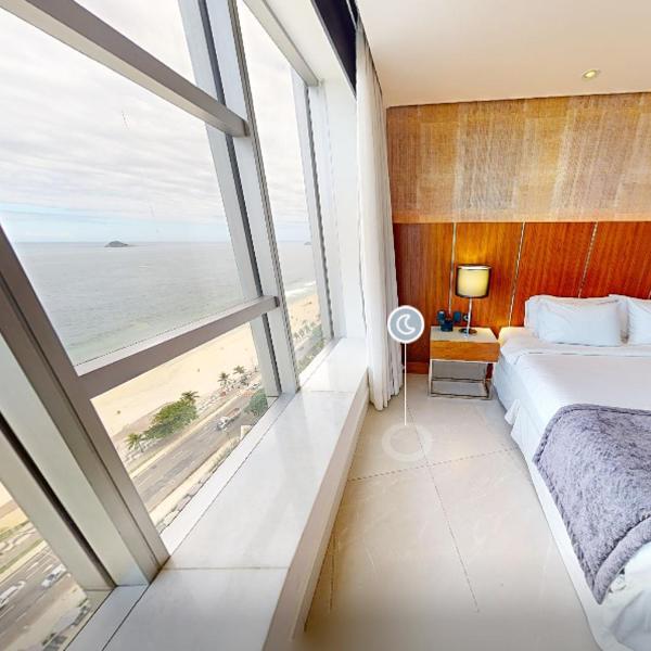 Quarto Suíte Luxo de frente para o Mar no Hotel Nacional - Foto 5