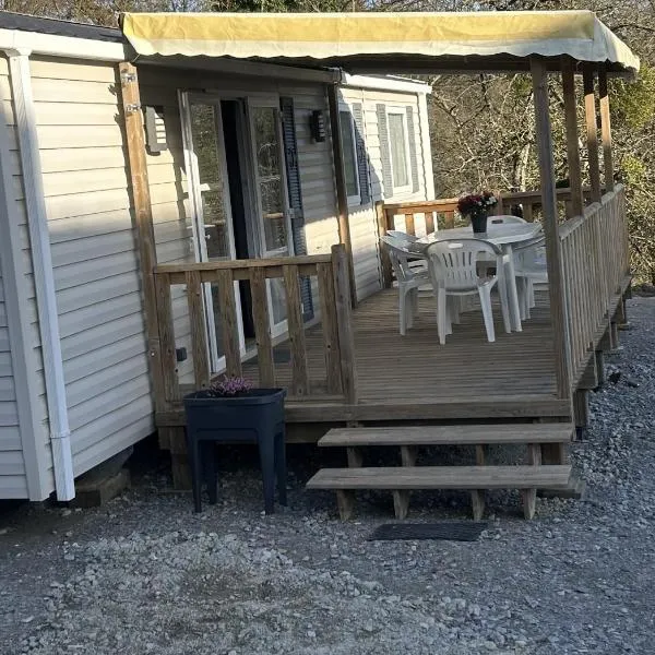 Mobile home privé à Ducey pour 6 personnes proche du Mont Saint Michel, hotel sa Les Chéris