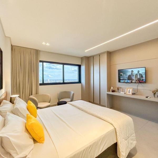 Flat de Luxo c/ Quarto Privativo 21º Andar Vertigo