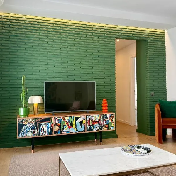 Green Velvet - 3 Bedroom Malaga Center: Málaga'da bir otel