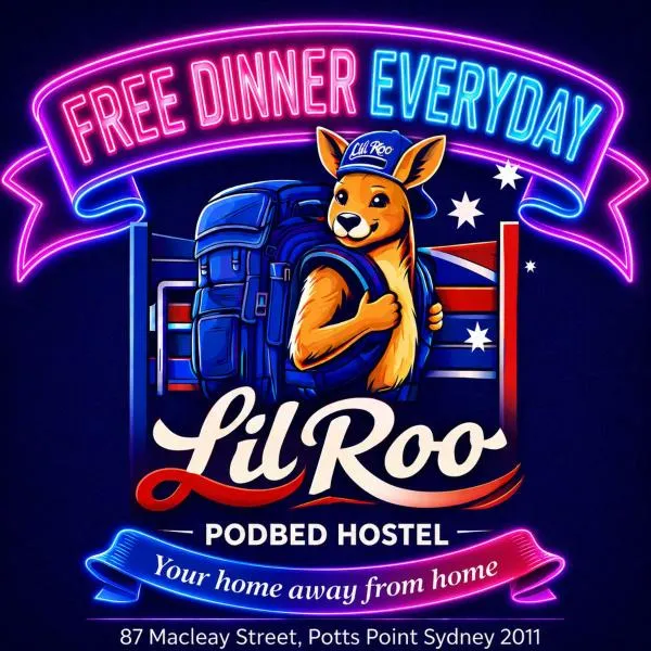 Lil Roo - PodBed Hostel、シドニーのホテル
