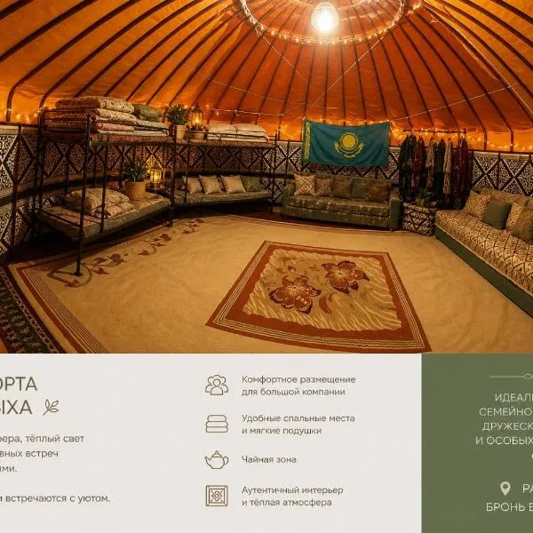 Юрты РАЯНА, Hotel in Kurmenty
