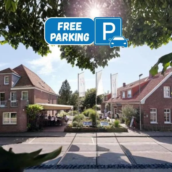 Hotel Küstenklang - FREE Parking, hotelli kohteessa Carolinensiel