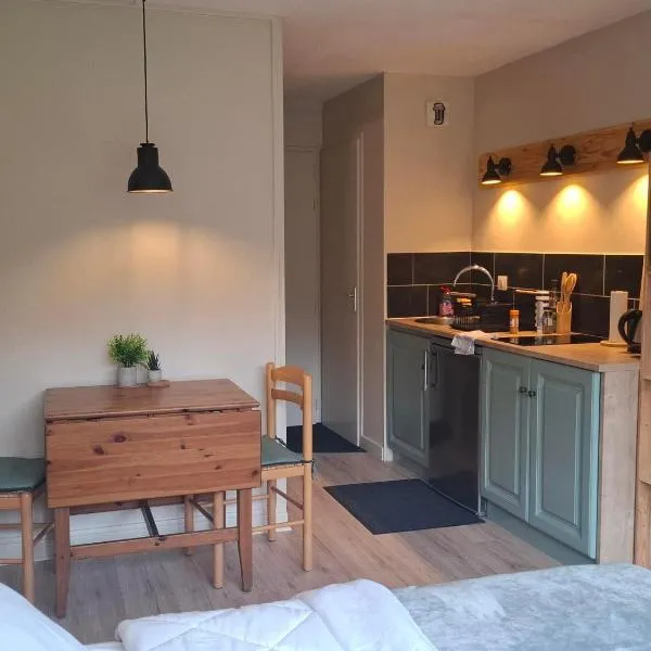 Viesnīca Studio premium au Lioran - Linge et ménage inclus - Lit Queen, Parking privé pilsētā Leliorāna