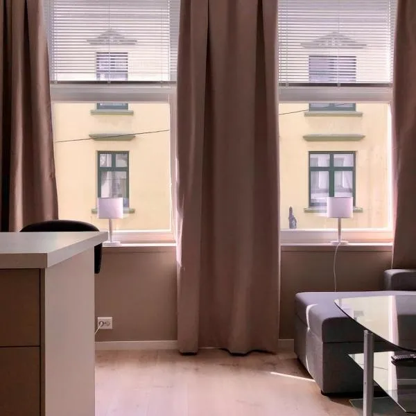 Newly renovated studio apartment in the heart of Ålesund city center, viešbutis Olesiunde