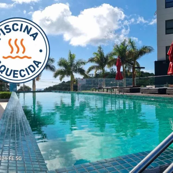 Loft Confort Praia Brava - Itajaí Camboriú com piscina panorâmica, hotell i Itajaí