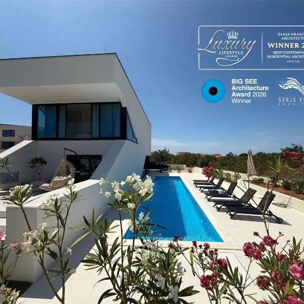 Villa Lunga Novalja、ノヴァリャのホテル