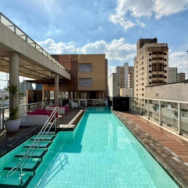 Studio na Augusta com piscina, vaga e AC - Foto 5