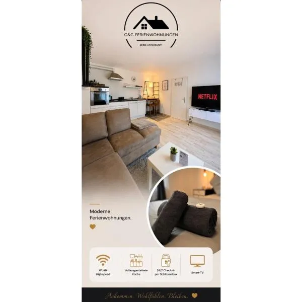G&G Homely Apartment Horhausen Westerwald - near A3, Hotel in Horhausen