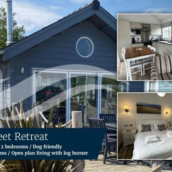 Sandy Feet Retreat - Part of the The Bay Filey Holiday Village with pool, gym and direct beach access, pub, restaurant, tennis and meadows walks, hotel in Filey