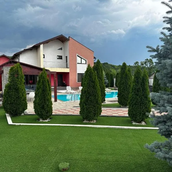 Red house pool & jacuzzi, hotel u gradu Ocniţa