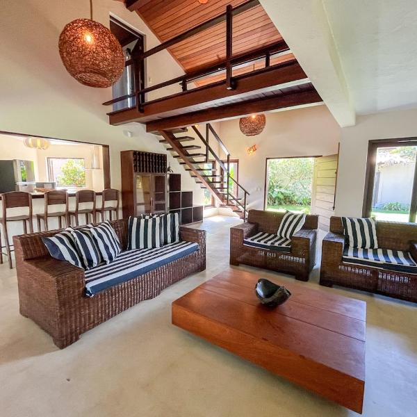 5min da Pitinga - Família reunida, 5 suítes com ar, piscina privativa, jardim e mesa de bilhar - Foto 2