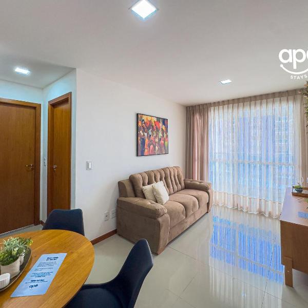 Viva o melhor do verão neste apartamento na praia