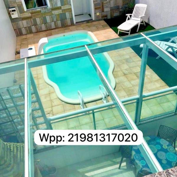 Duplex house in Cabo Frio, 4 bedrooms, swimming pool, barbecue