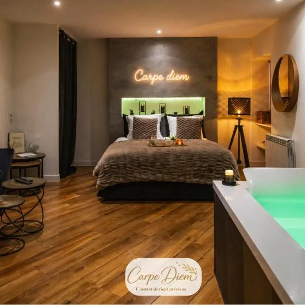 Le Carpe Diem - Détente & Bien-être - Balnéo, Sauna, Terrasse, Parking privé, khách sạn ở Dole