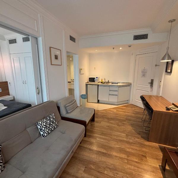 Hotel Univer Pamplona Paulista Jardins cozinha garagem ótima localização 1606