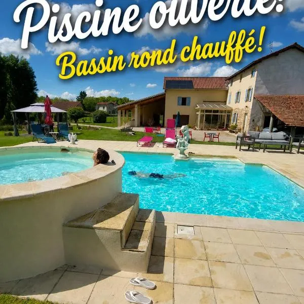 "La Pastorale Gourmande" - Chambres, Table d'hôtes culinaire et Gîte, hotell i Marcollin