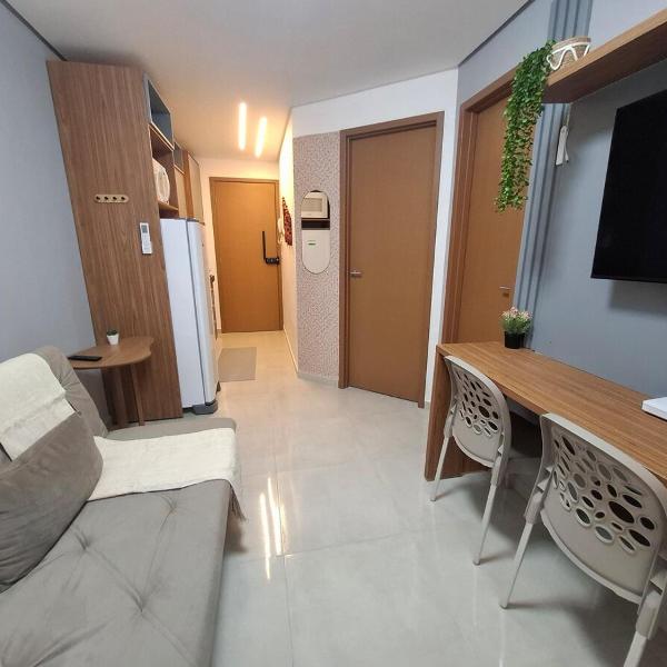Flat Moana prox ao centrinho com lazer e ar condicionado