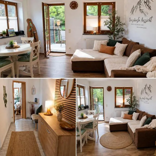 Ruhige Ferienwohnung Nussbaum mit kostenlosem Parkplatz ideal für Monteure, Geschäftsreisende, Paare & Durchreisende, hotel em Lorenzenberg
