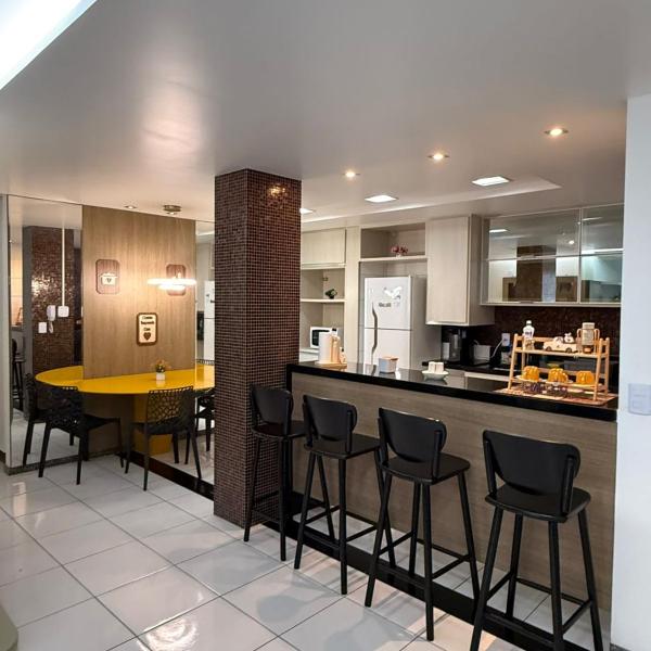 Vibe Soul Apto completo climatizado com garagem ideal para casais e até 7 hóspedes - Foto 4