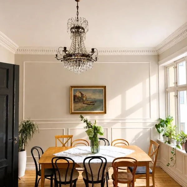 Super central, big and bright apartment in the heart of Oslo, viešbutis Osle