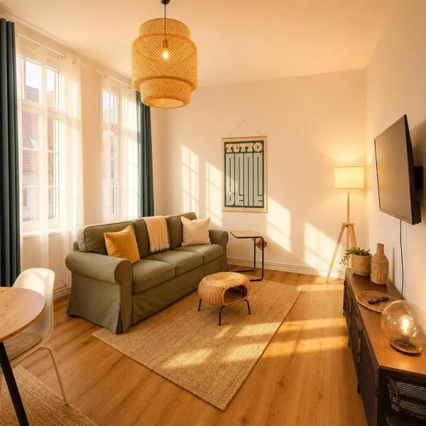 Modernes Apartment in Hafen- und Altstadtnähe, Hotel in Wismar