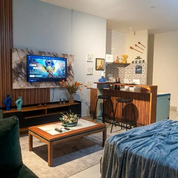 Studio Loft com Ar condicionado Netflix Americana - Wime 1, Hotel in Americana