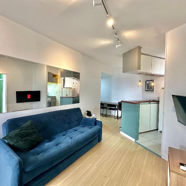Studio internet rápida garagem ar condicionado último andar - Foto 4
