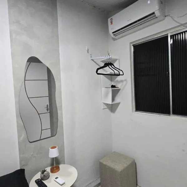 Quarto individual ou casal próximo a rodoviária e aeroporto, hotel São Luísban