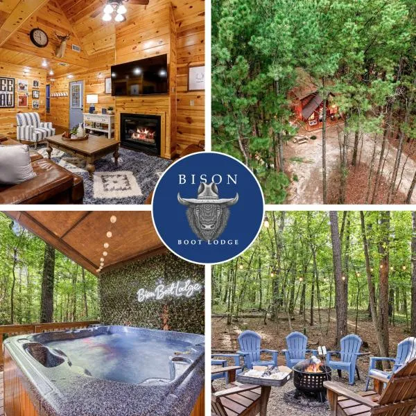 Luxury Cabin Near Lake - Sauna, Cold Plunge, Hot Tub, Fire Pit, & Games, hotel in Broken Bow
