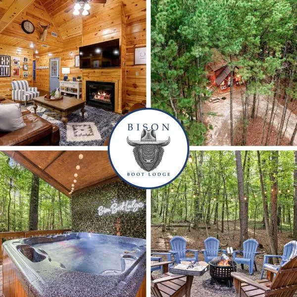 Luxury Cabin Near Lake - Sauna, Cold Plunge, Hot Tub, Fire Pit, & Games, хотел в Броукън Боу