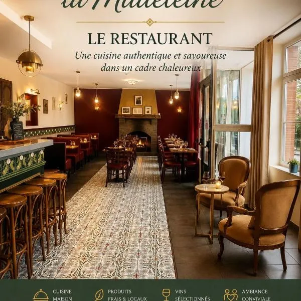 Hôtel La Madeleine, ξενοδοχείο σε Saint-Benoît-sur-Loire