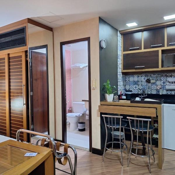 Flat hotel com cozinha no Wyndham SP à uma quadra da Avenida Paulista - Foto 4