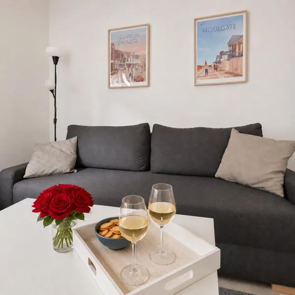 Le Charmant - plage, restaurants et détente ! – hotel w mieście Houlgate