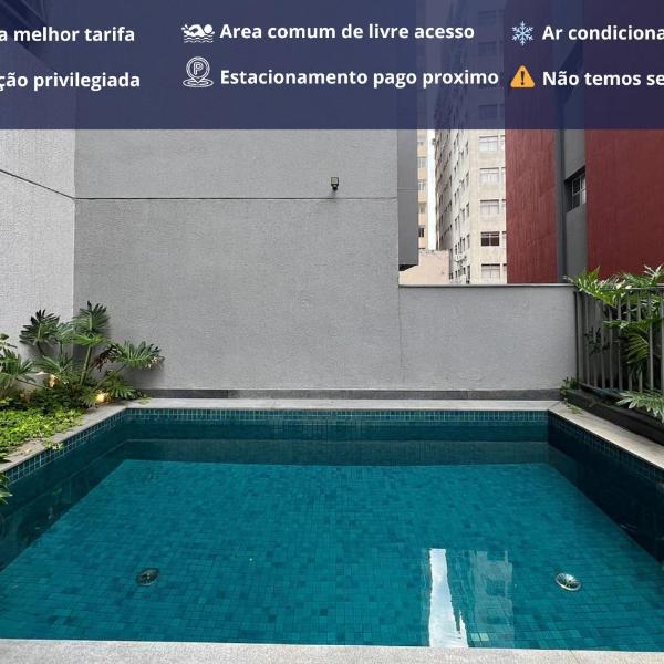 Lindos Studios na Liberdade (Metro) com Ar/Wifi